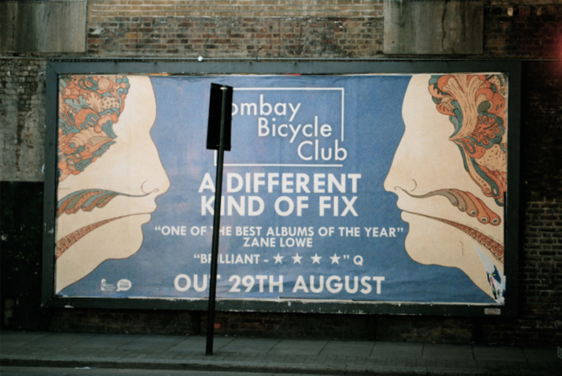 Bombay Bicycle Club - A Different Kind of Fix poster by Katie Scott