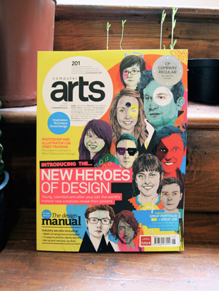 Katie Scott featured in Computer Arts Magazine