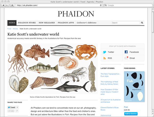 Interview with Katie Scott on the Phaidon website
