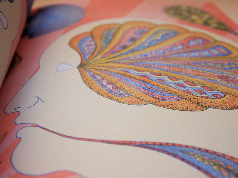 Close-up of Katie Scott's Nobrow illustration